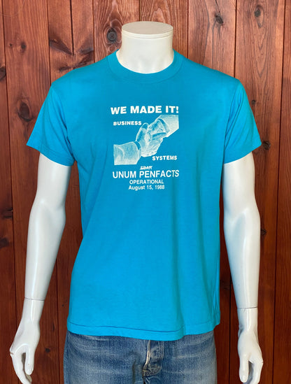 Large 1988 Vintage 50/50 Cotton T-Shirt Made in USA by Screen Stars | Retro American Apparel-AJ357 Studio