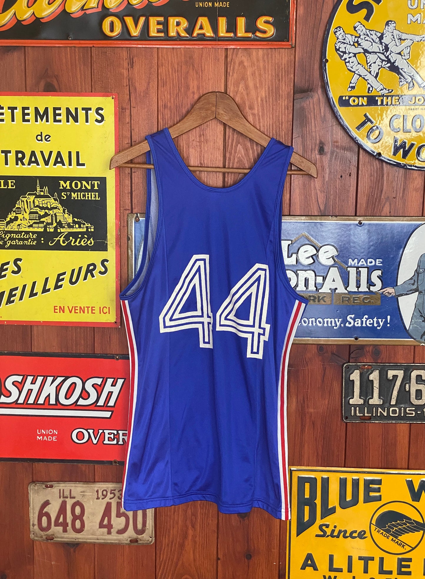 Size 44 EU Vintage 1970 Adidas jersey Made in Fance