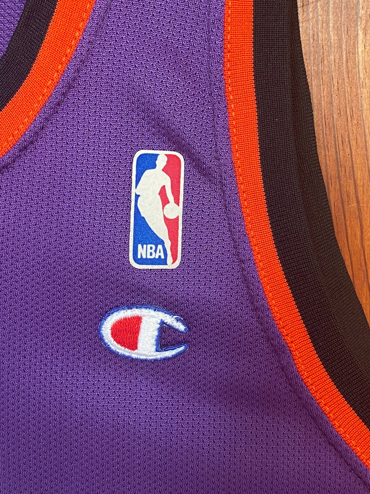 Vintage Suns NBA Jersey #34 Barker - Size 48 | Made In USA by Champion-AJ357 Studio
