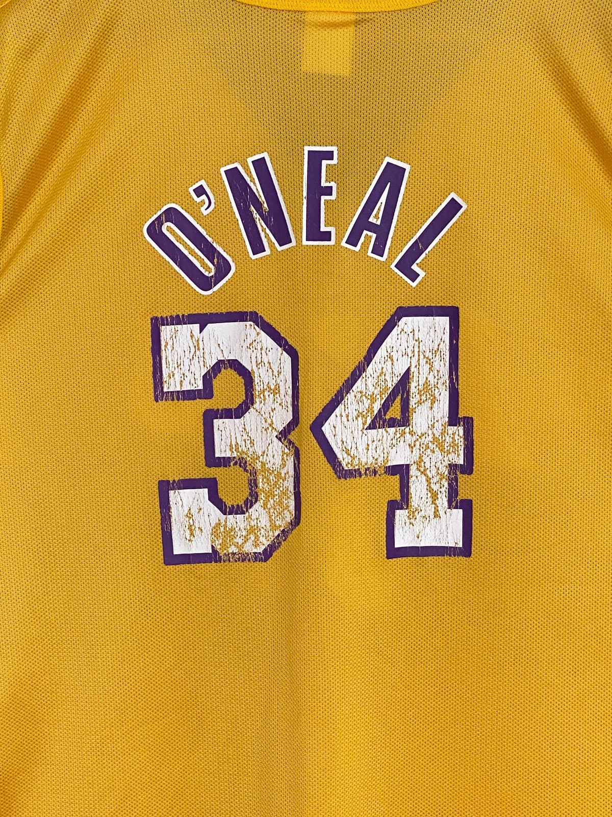 Size 48. # 34 Shaquille O'Neal LA Lakers Vintage NBA Champion Jersey-AJ357 Studio