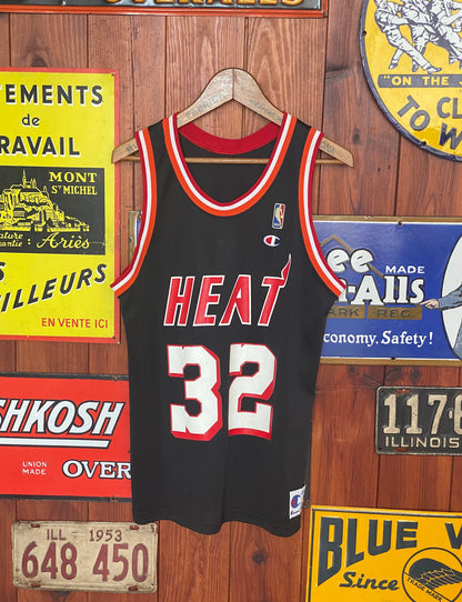 Size 40. Vintage 90s Harold Miner NBA Jersey #32 Miami Heat Made in USA by Champion-AJ357 Studio