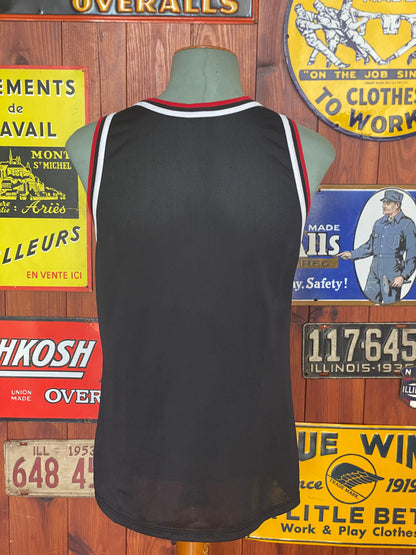 Size 44 Vintage 90s Chicago Bulls NBA jersey, Jordan #23 Made in USA by Champion-AJ357 Studio
