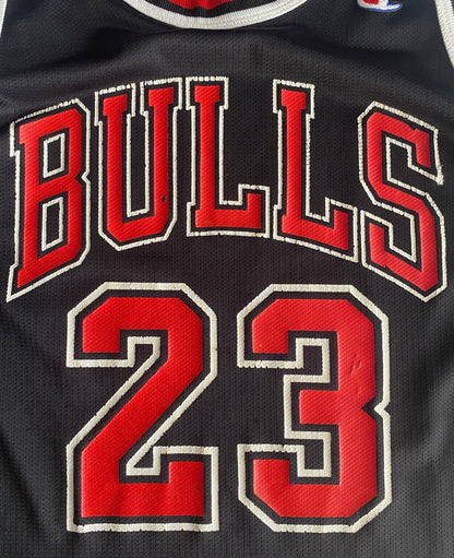 Size 44 Vintage 90s Chicago Bulls NBA jersey, Jordan #23 Made in USA by Champion-AJ357 Studio