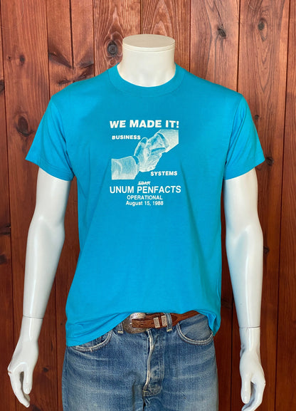 Large 1988 Vintage 50/50 Cotton T-Shirt Made in USA by Screen Stars | Retro American Apparel-AJ357 Studio