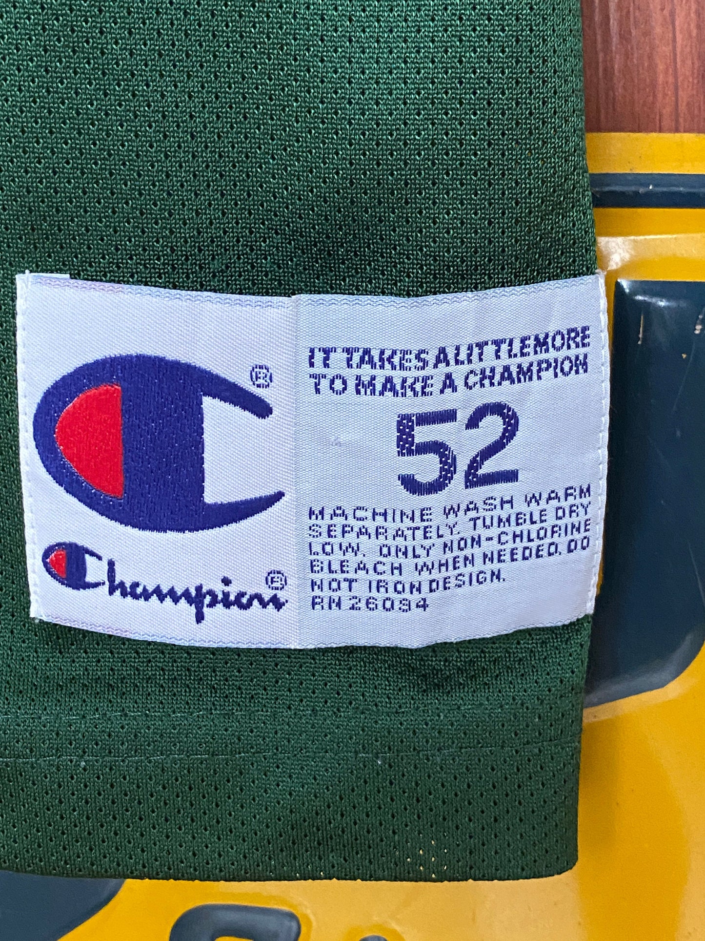 Vintage Bucks NBA #7 Brandon Champion Jersey - Size 52 | Classic Basketball Memorabilia