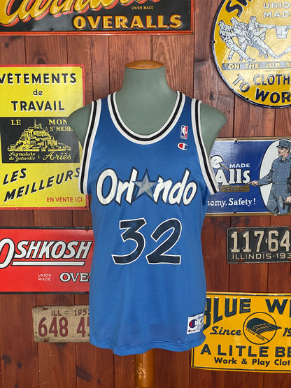 Vintage 90s Orlando NBA Champion Jersey – O’Neal #32 – Size 44 – Made in USA-t shirt-AJ357 Studio