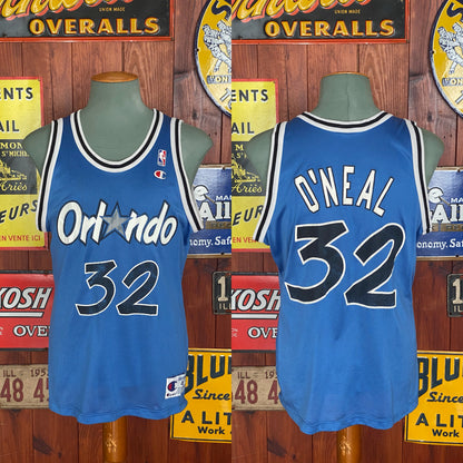Vintage 90s Orlando NBA Champion Jersey – O’Neal #32 – Size 44 – Made in USA-t shirt-AJ357 Studio