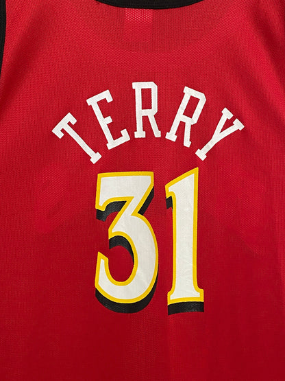 Vintage 90s Hawks Terry #31 NBA Jersey - Size 52 | Made by Champion-AJ357 Studio